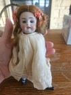 Antique Germany Kestner All Bisque 150 Doll 7  W  Sleep Eyes
