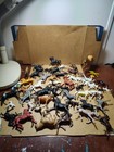 Huge Lot Of 149 Sm md Horses Various Sizes  Colors And Types  Vintage 