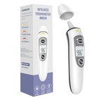 Ear Thermometer For Adults And Kids  Digital Accurate Ear And Forehead Grey