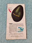 Vintage Advertising   1940 Calavo - Aristocrat Of Avocados Pamphlet -- Worn