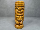 Double Sided Brown Ceramic Tiki Mug