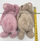 Lot Of 4 Jellycat Bashful Bunnies Pink Beige White Bunny Medium Small Mini
