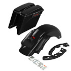 5  Stretched Hard Saddle Bag  rear Fender For Harley Street Road Glide 09-13 10
