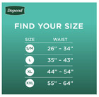 68 Count-depend Fresh Protection Adult Incontinence Underwear For Men  Xl