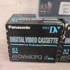 Lot Of 11 Mini Dv Tapes Panasonic  Ay-dvm83pq Video Cassettes 83 Minutes 