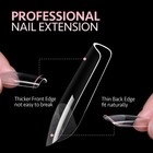 Gaoy Medium Square Fake Gel Nail Tips  12 Sizes False Full Cover Acrylic Press O