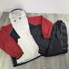 Harley Davidson Men   s Rain Suit Jacket Pants Set Sz Large Waterproof Reflective