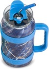 Sawyer Stainless Steel Tumbler With 2-in-1 Lid And 50 Ounces  Royal Ribbon 