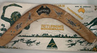 Vintage Australiana Gifts Souvenir 17 5    Wood Returning Boomerang