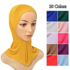Muslim Neck Cover Head Scarf Inner Hijab Caps Islamic Underscarf Ninja Scarf Hat