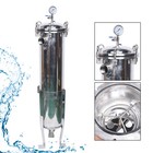 2  Npt Bag Filter Housing 150 Psi 304 Stainless Steel In out  2 Bag Filter