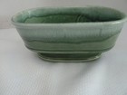 Vintage Cookson Pottery Cp 107 Usa Green  Planter
