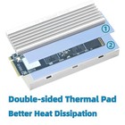 M 2 Heatsink With Thermal Silicone Pad For Ps5 pc workstation - Nvme Heatsink  S