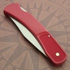 Ranger Lb95 Lockback Knife Usa Red Synthetic Handles Ss Blade 4  Closed