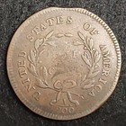 1795 Liberty Cap 1 2c Half Cent Vf W pole Punctuated Date  Plain Edge  C-4a R-3