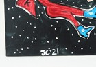 Female Hero Vs Space Octopus Galactic Ink Jr Charlie Fast Outsider Political Art