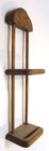 Handcrafted Wood Adjustable Collector Plate Rack Display Stand Wall Or Desktop