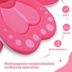 Flower Baby Bath Pad - Ultra Soft Infant Bathtub Mat With Non-slip Petal Desi   