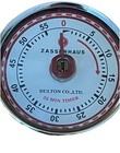 Zassenhaus Retro Magnetic Kitchen Timer Mechanical Cooking Timer Red Works 