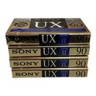 Sony Ux 90 Type Ii Cassette Tape  4   sealed  90m