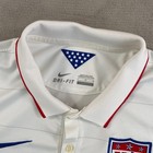 Nike 2014 World Cup Usa National Soccer Team Polo Jersey Men Large Authentic