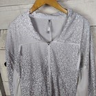 Fabletics Plus 2x Windbreaker Womens High Reflective Mess Sides Athleisure