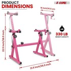 5core Keyboard Stand Z Style Heavy Duty Piano Riser Height Adjustable Holder