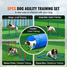 Dog Agility Training Kit Obstacle Course Equipment Set Jump Tunnel Outdoor