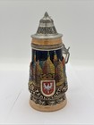 German King Traditional Beer Stein Pewter Lid Hand Painted L e Of 10 000 Mint