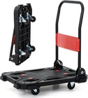 Folding Hand Truck Dolly Cart With Wheels Luggage Cart Trolley Moving 330lbs