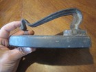 Antique Cast Iron Chambon France French Flat Sad Iron Hand Tool W  Handle