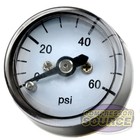 1 8  Mnpt Mini micro Air Pressure Gauge 0-60 Psi 1  Face Cbm Center Back Mount