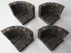 X4 Curved Corner Dungeon 1-f Dwarven Forge Painted D d Dungeons   Dragons