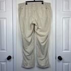 Orvis Tech Nylon Hiking Fishing Pants Mens Xxl Lightweight Wicking Casual Beige