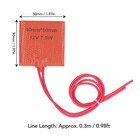 4pcs 12v Silicone Heater Pad  7 5w Fast Heating Electric Mat 50x50mm 2x2in Fl   