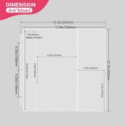 Oversized Photo Album Refill Pages 12x12  Mixed 4x6 4x6  Mixed  