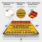 Vintage Tin Sign Retro Metal Funny Health   Safety Policy Wall Art Plaque Home 