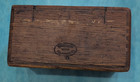 Antique Oak Sewing Machine Dovetail Wood Puzzle Box With Attachments