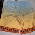 Left Point Miami Beach Florida Retro Print Swim Trunks