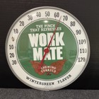 1960s Work Mate Tobacco Thermometer Sign Jumbo Dial Usa Vintage Advertising