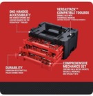 Craftsman Versastack 242 Piece Standard  And Metric Mechanics Tool Set W  Case