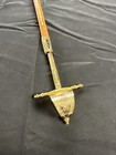 Vintage Antique Toledo Style Rapierdagger Sword Knife Letter Opener With Sheath