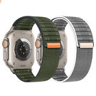 Nylon Sport Wrist Band Strap Apple Watch 10 9 8 7 6 Se Ultra 2 42 44 45 46 49mm