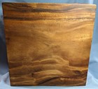 Vintage Handmade Solid Wood Foot   Step Stool   Plant Stand   Carved Curved Legs