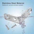 Metal L Brackets Corner Braces Stainless Steel 90 Degree Shelf Support 16 Pack