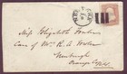 Ny Fancy Cancel - Nice Strike On New York Cover - Wow   