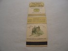 John Deere 2 Cylinder Tractor Toledo Iowa Vintage Farm Equipment Matchbook