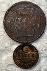 Masonic Temple Of Anniston Alabama No  105  1 Penny Token   1 Penny Counterstamp