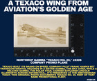 Texaco No  20 Original Northrop Gamma Photo  1930s Petroleum Promo 4 5 X 2 75