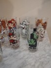 1970 s Vintage Pat Ward Collectible Drinking Glasses Lot Of 10